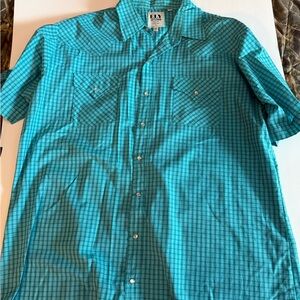 Men's Blue Ely Cattlemen Shirt